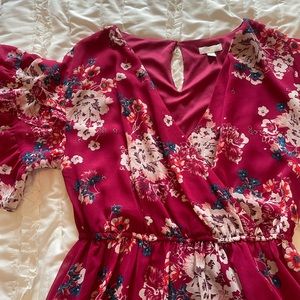 Charming Charlie floral dress
